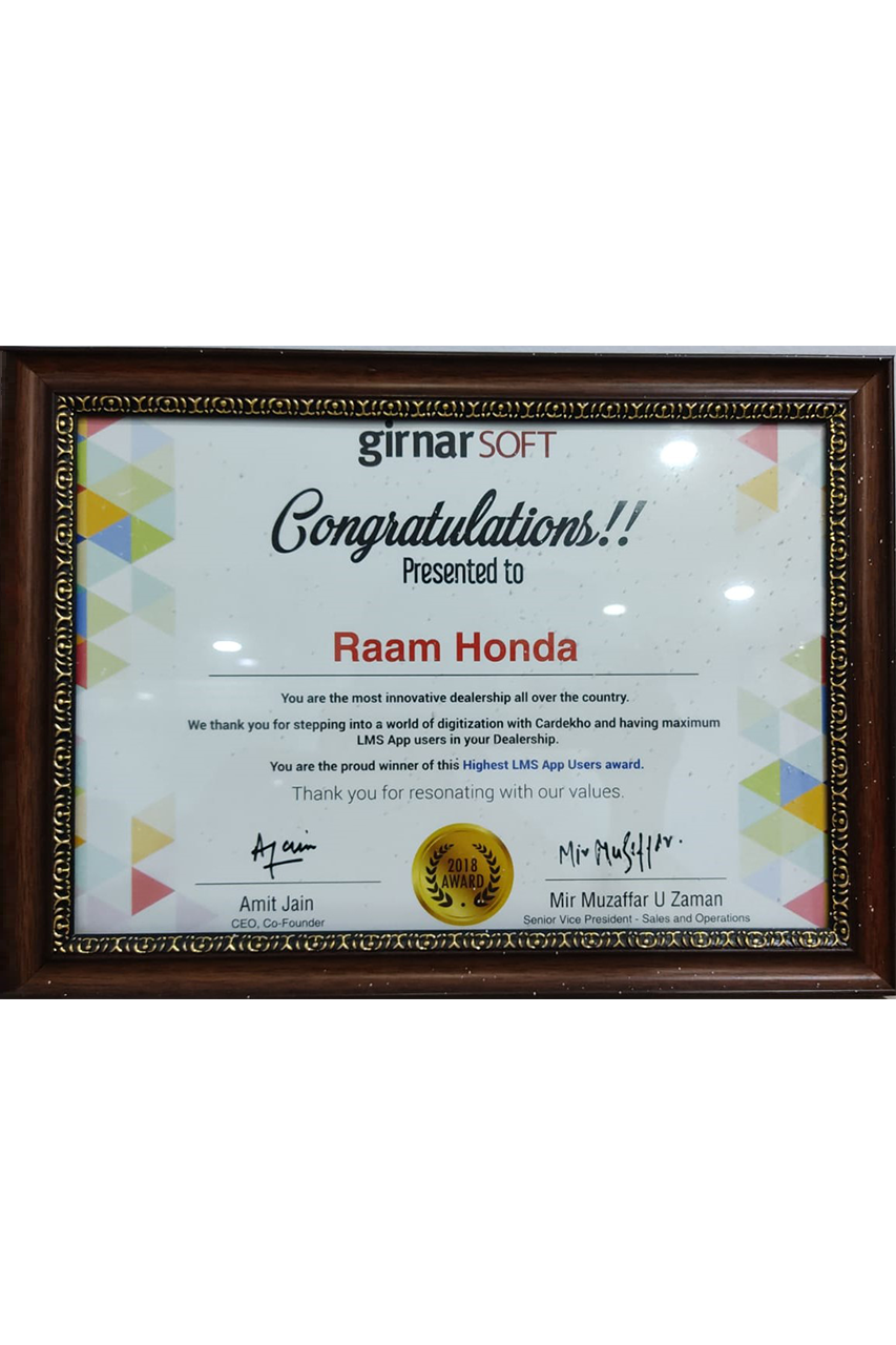 Most-Innovative-Dealership-by GirnarSOFT